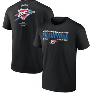 Camiseta Oklahoma City Thunder CONFERENCE CHAMPIONS (Black)